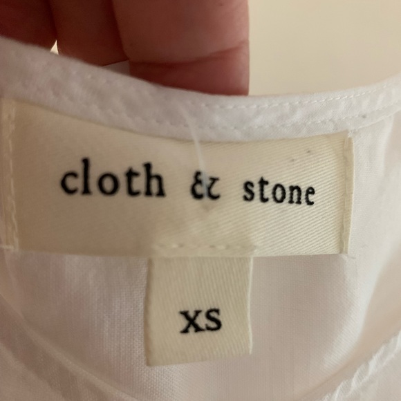 Cloth & Stone white woman’s dress size XS NWOT - Picture 6 of 9